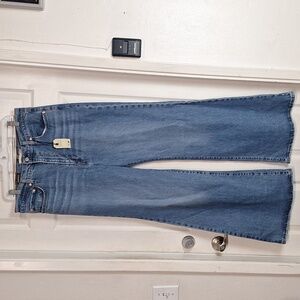 Levi's Ribcage Wide Leg Bell Bottom Jeans - High Rise Sz 33x34 NWT